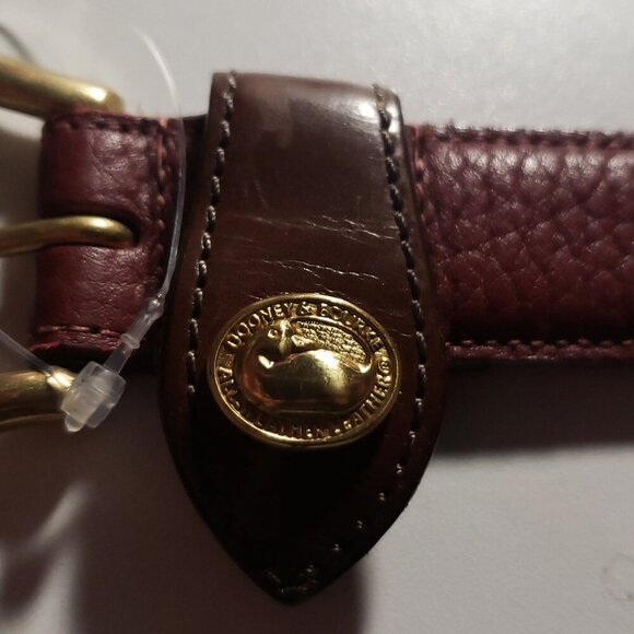 Dooney & Bourke Cognac Leather Belt - Picture 8 of 12